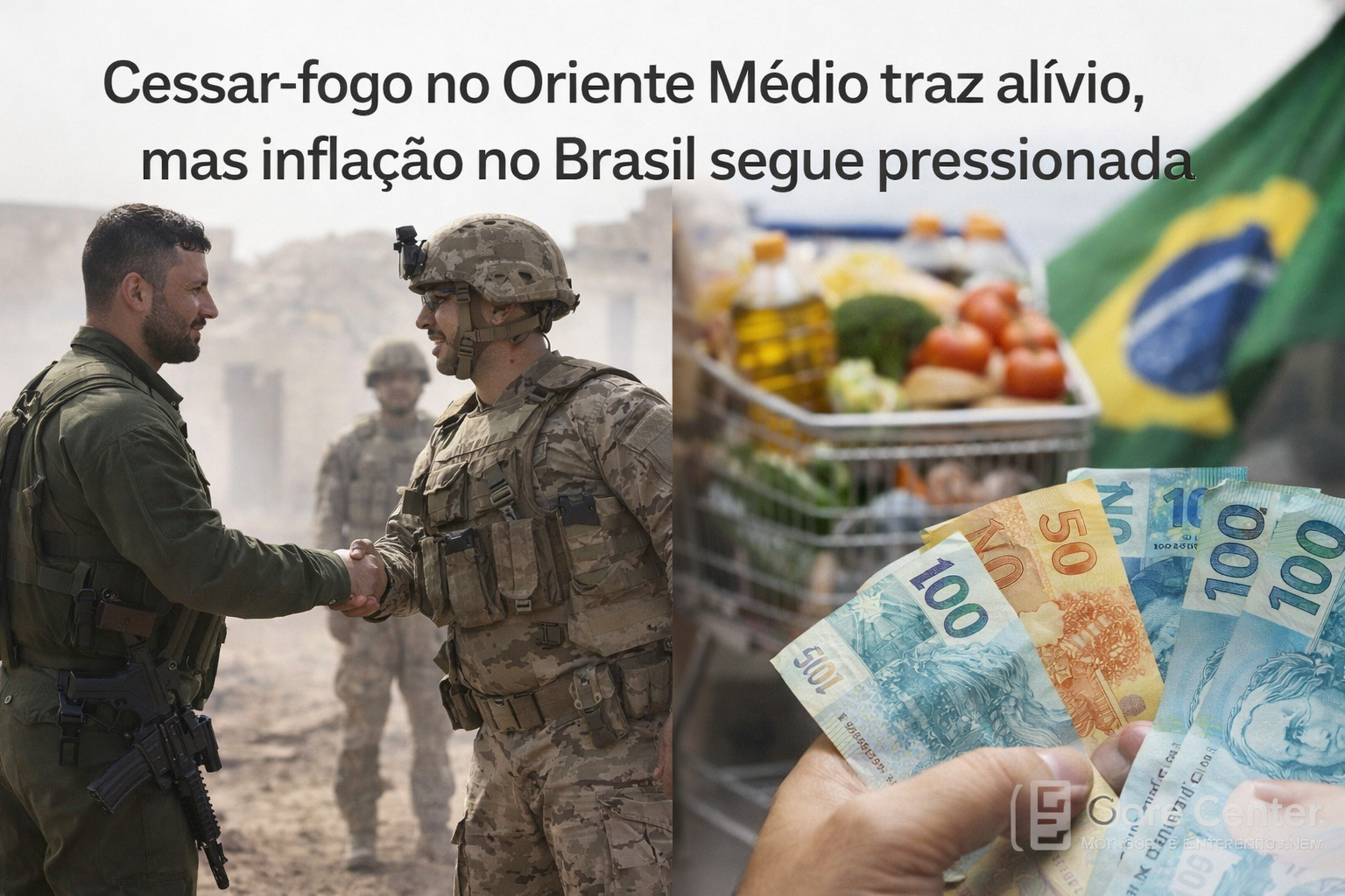 Cessar-fogo no Oriente Médio traz alívio, mas inflação no Brasil segue pressionada
