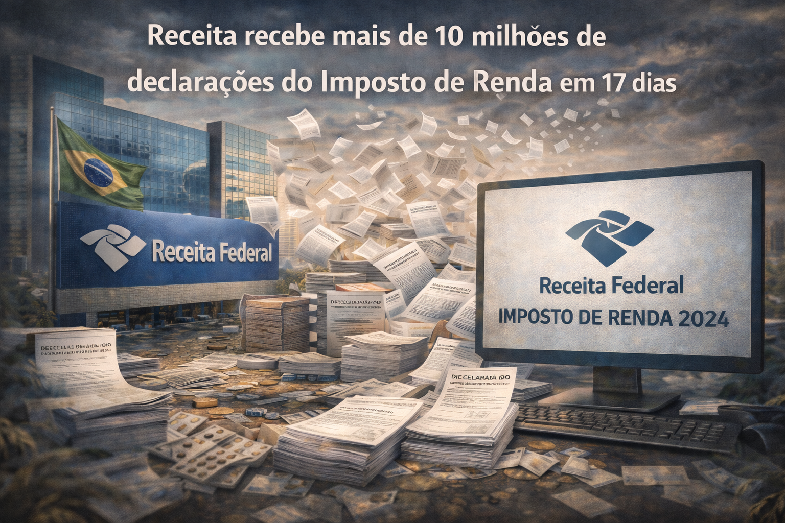 Receita recebe mais de 10 milhões de declarações do Imposto de Renda em 17 dias