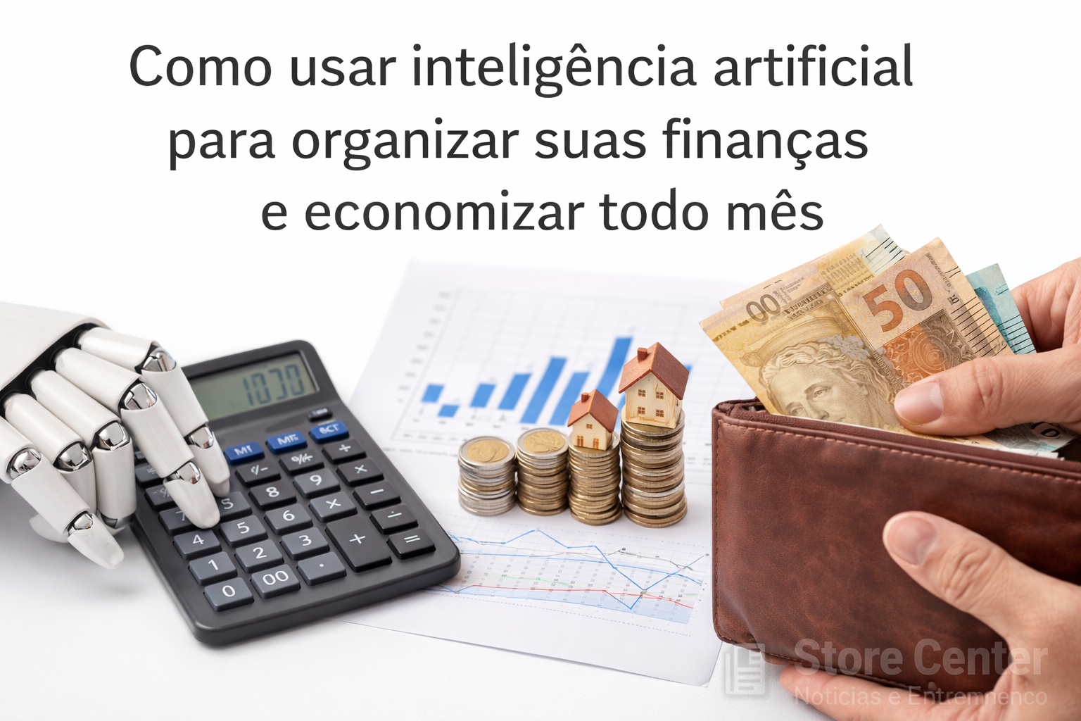 Como usar inteligência artificial para organizar suas finanças e economizar todo mês