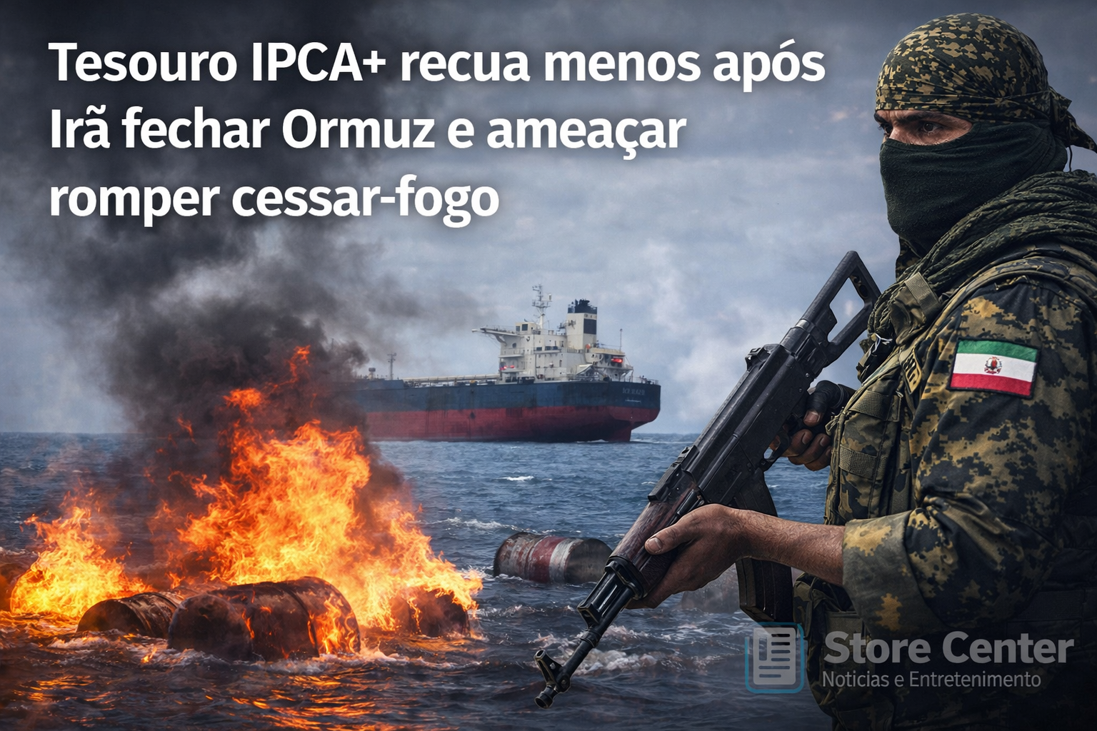 Tesouro IPCA+ recua menos após Irã fechar Ormuz e ameaçar romper cessar-fogo