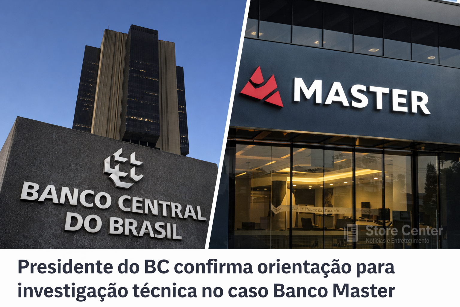 Presidente do BC confirma orientação para investigação técnica no caso Banco Master